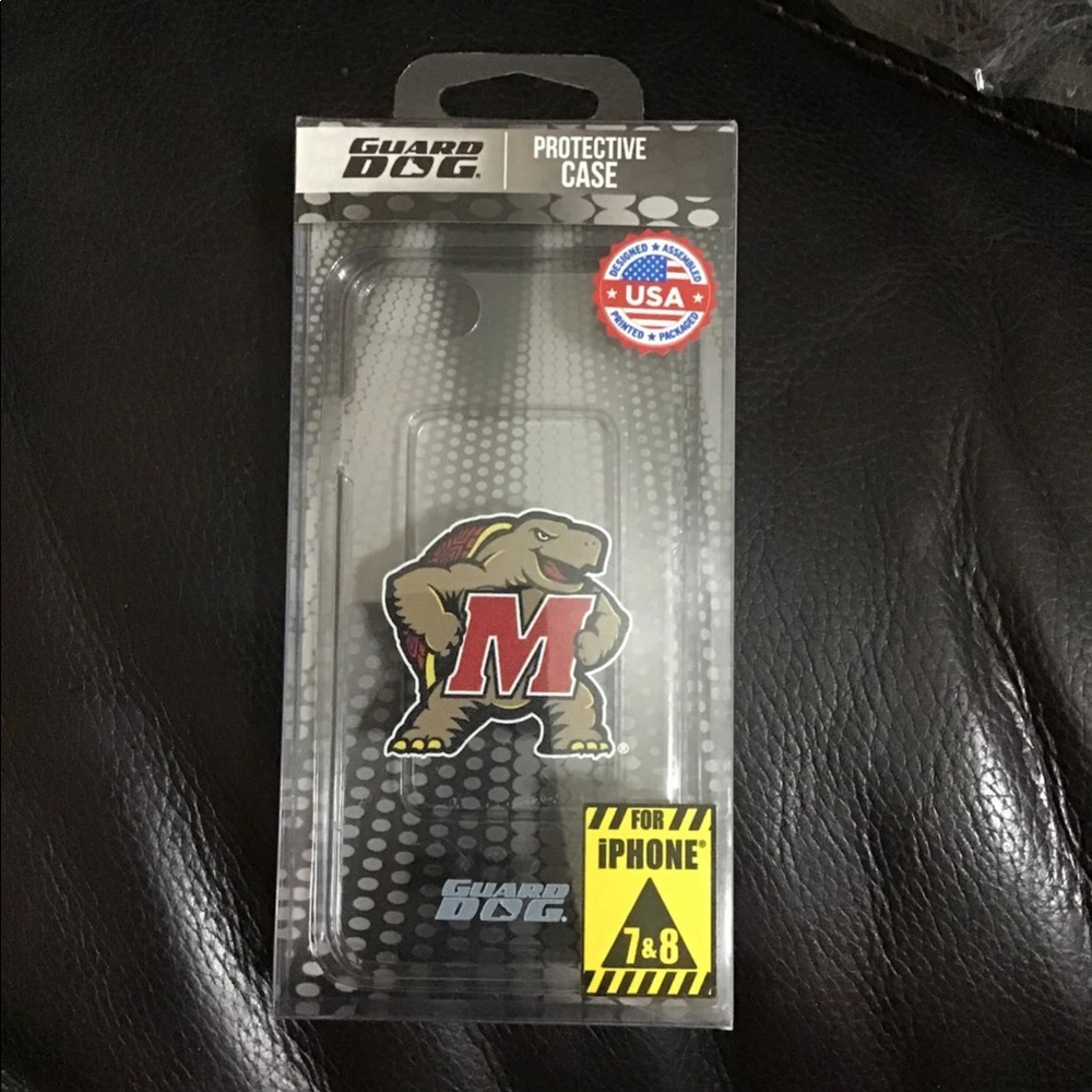 iPhone 7/8 Clear Case Maryland Terrapins